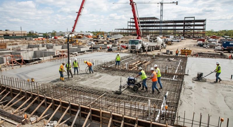 Commercial Slab Installation in Miami Dade County, FL