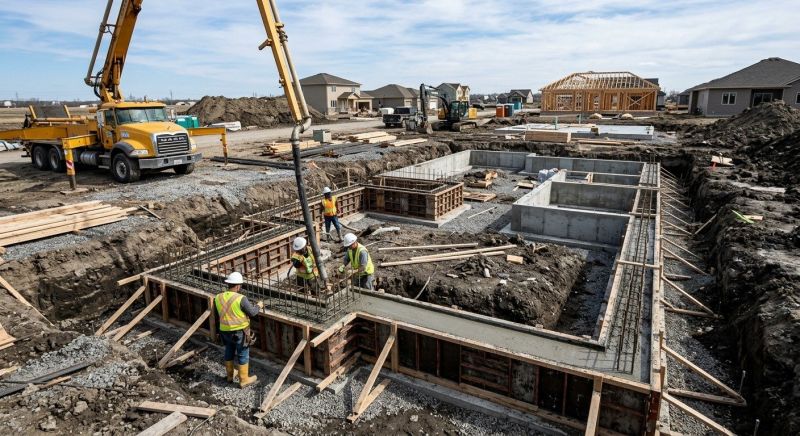 Concrete Foundation Installation in North Miami Beach, FL