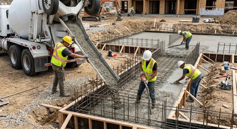 Foundation Wall Pouring in Miami Beach, FL